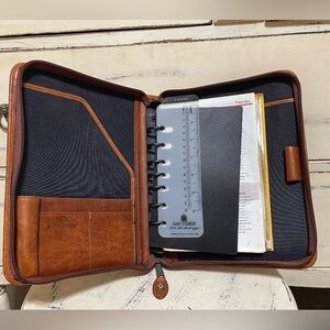 Day-Timer Brown Leather Planner